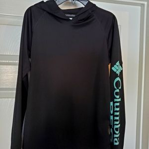 Columbia lightweight hooded fishing shirt SZ L